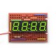 4-Digit 7-Segment Display - Kelly Green